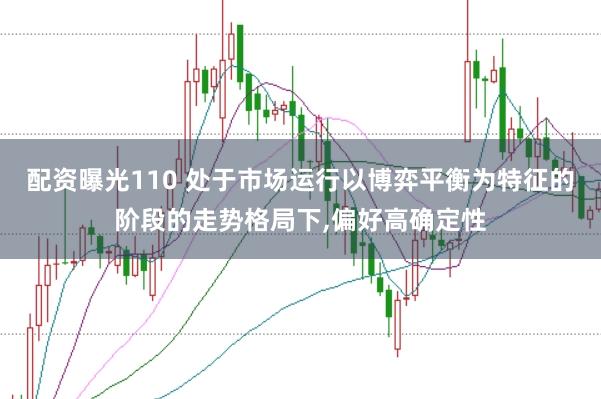 配资曝光110 处于市场运行以博弈平衡为特征的阶段的走势格局下,偏好高确定性